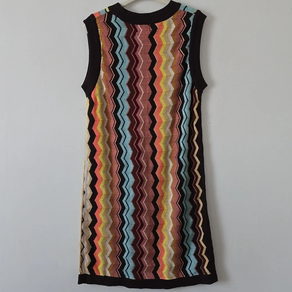 Missoni For Target Multicolor Zigzag Knit Dress Girls Medium